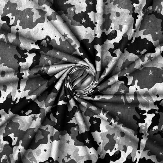 Quilting Cotton Winter Star Camo - Ragland Fabrics