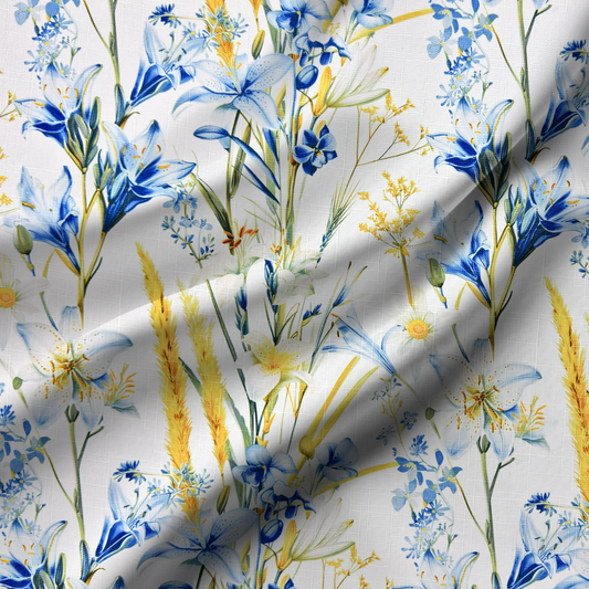 Reddington Linen Blue Belle - Ragland Fabrics