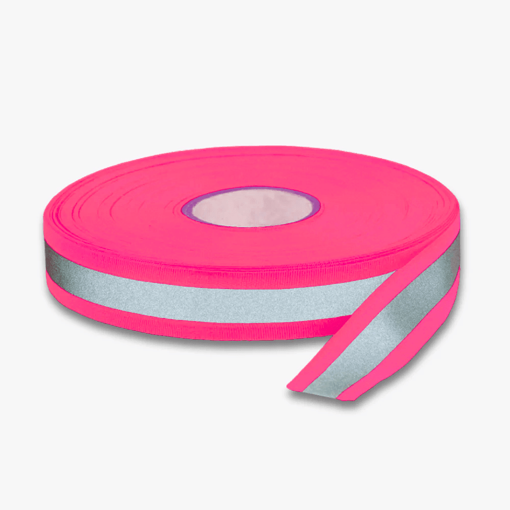 Reflective Tape Pink 50mm - Ragland Fabrics