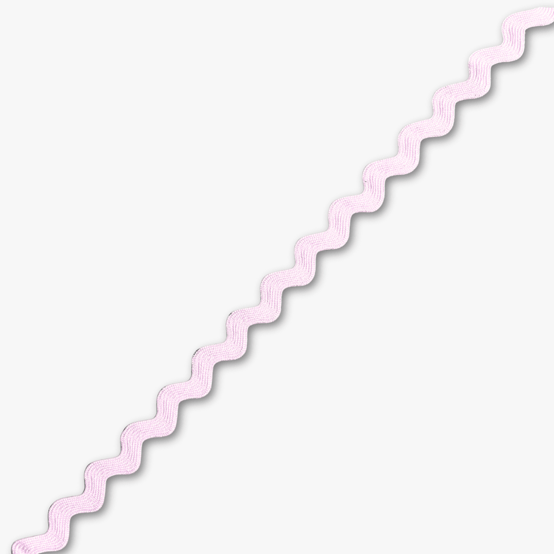 Ric Rac Baby Pink (6mm) - Ragland Fabrics