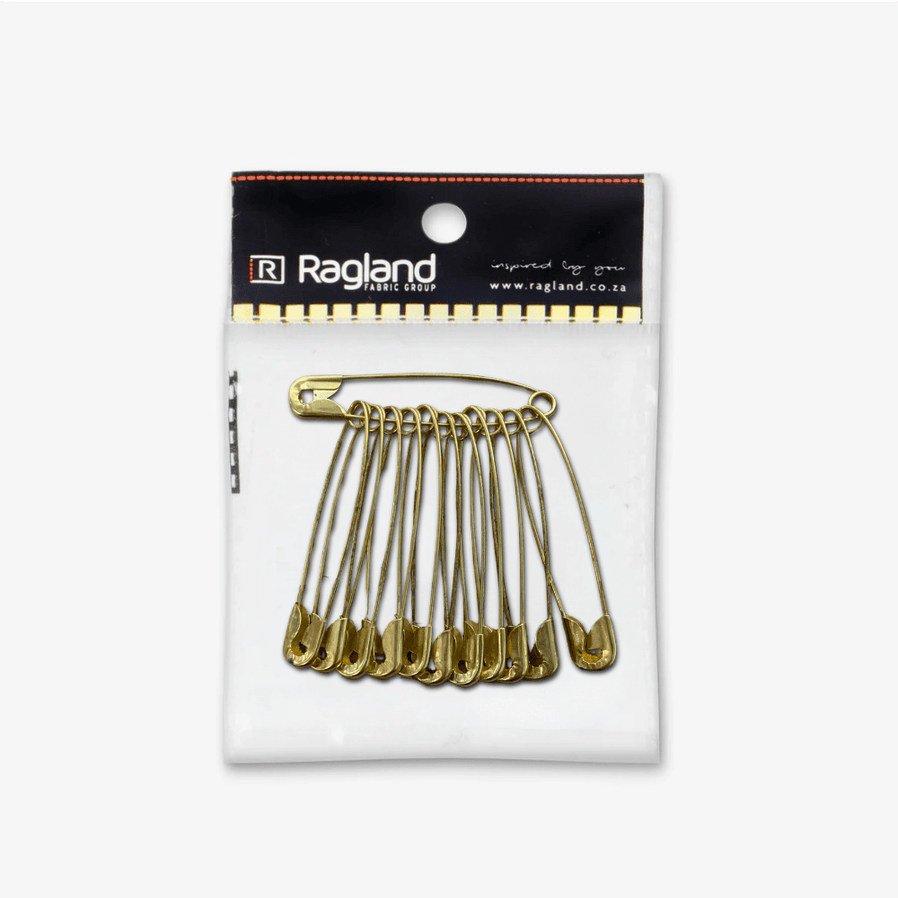 Safety Pins | Size 4 - Gold - Ragland Fabrics
