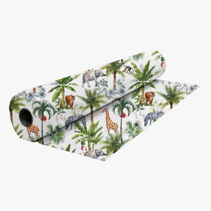 Box Weave Furnishing Tropical Safari White - Ragland Fabrics