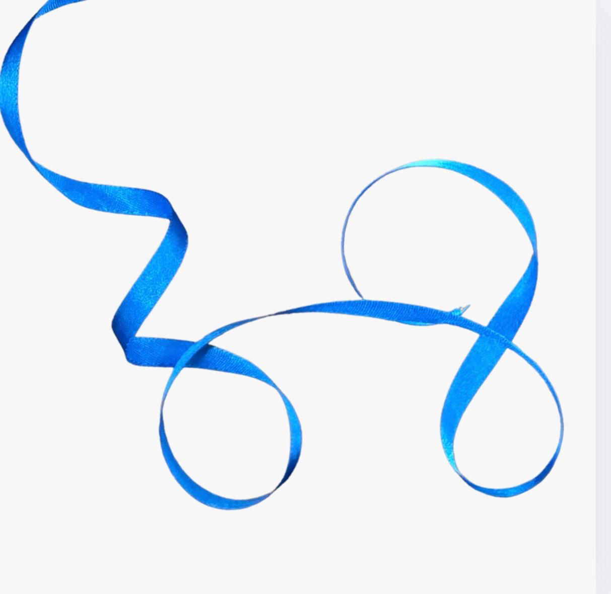 Satin Ribbon 6mm Azure Blue | TBD - Ragland Fabrics