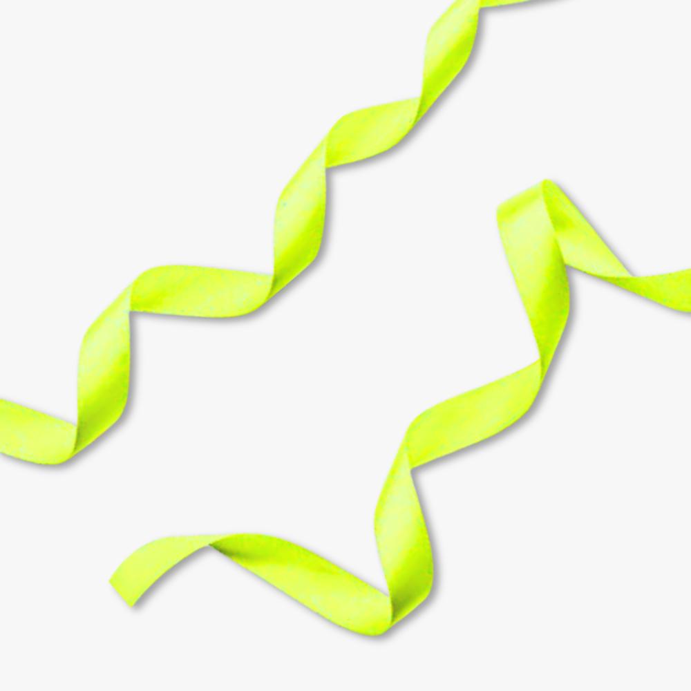 Satin Ribbon 6mm Neon Yellow | TBD - Ragland Fabrics