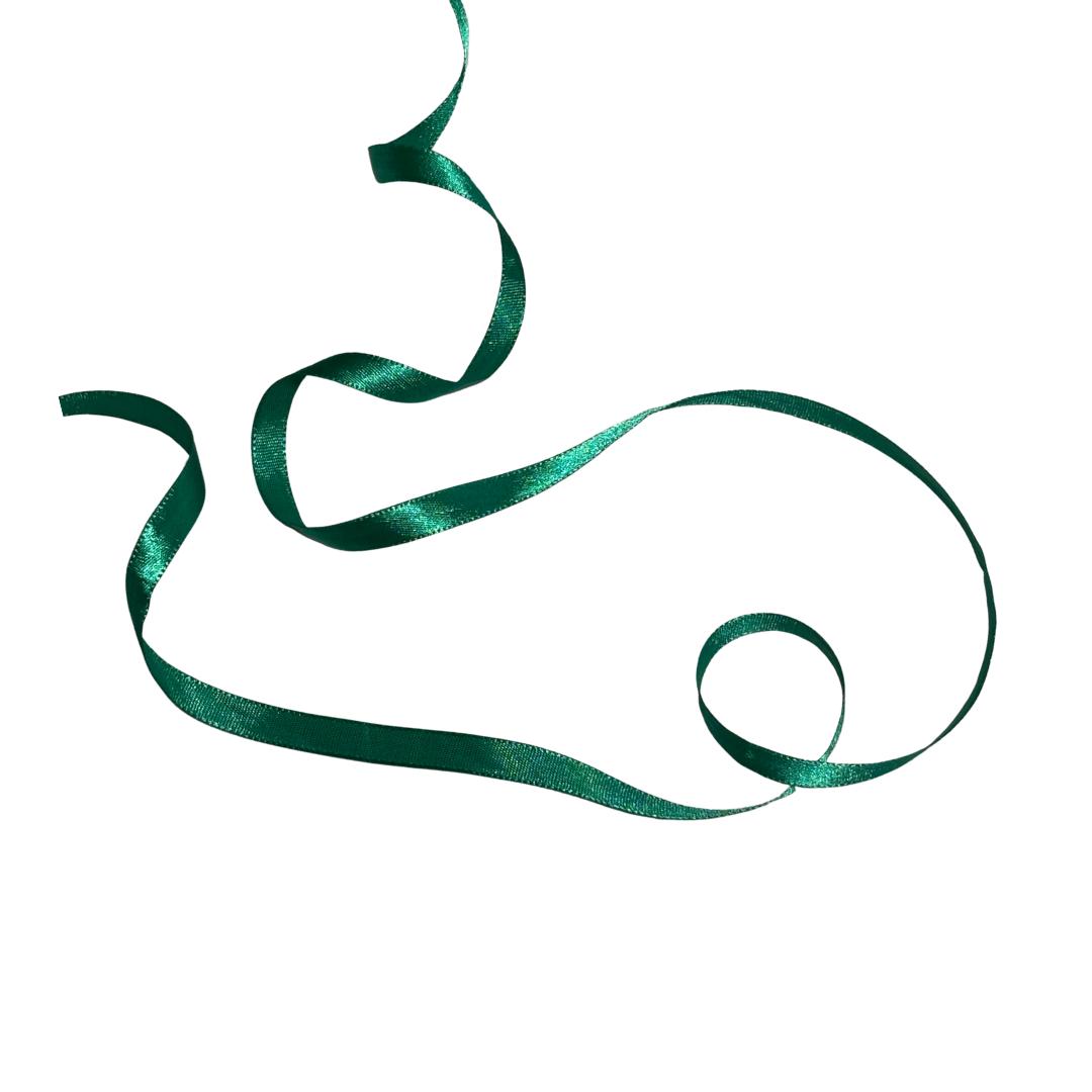 Satin Ribbon 6mm Persian Green | TBD - Ragland Fabrics