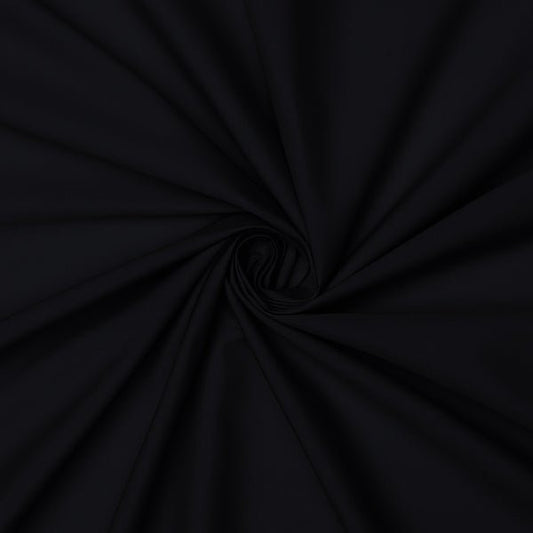 Schantung Silky Linen Black - Ragland Fabrics