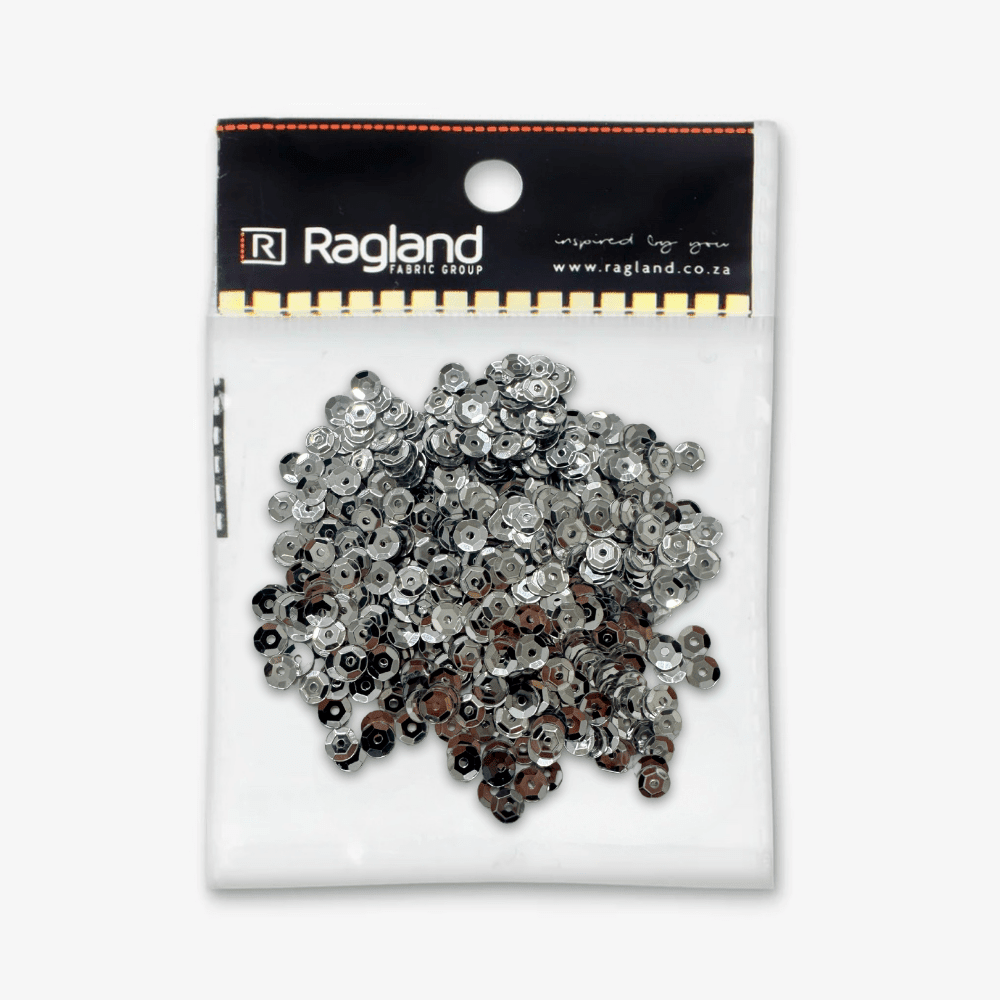 Sequins Pearly Silver 5gram - Ragland Fabrics