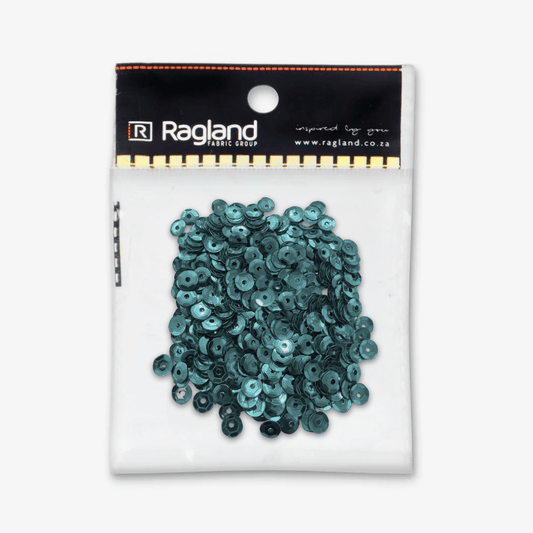 Sequins Pearly Turquoise 5gram - Ragland Fabrics