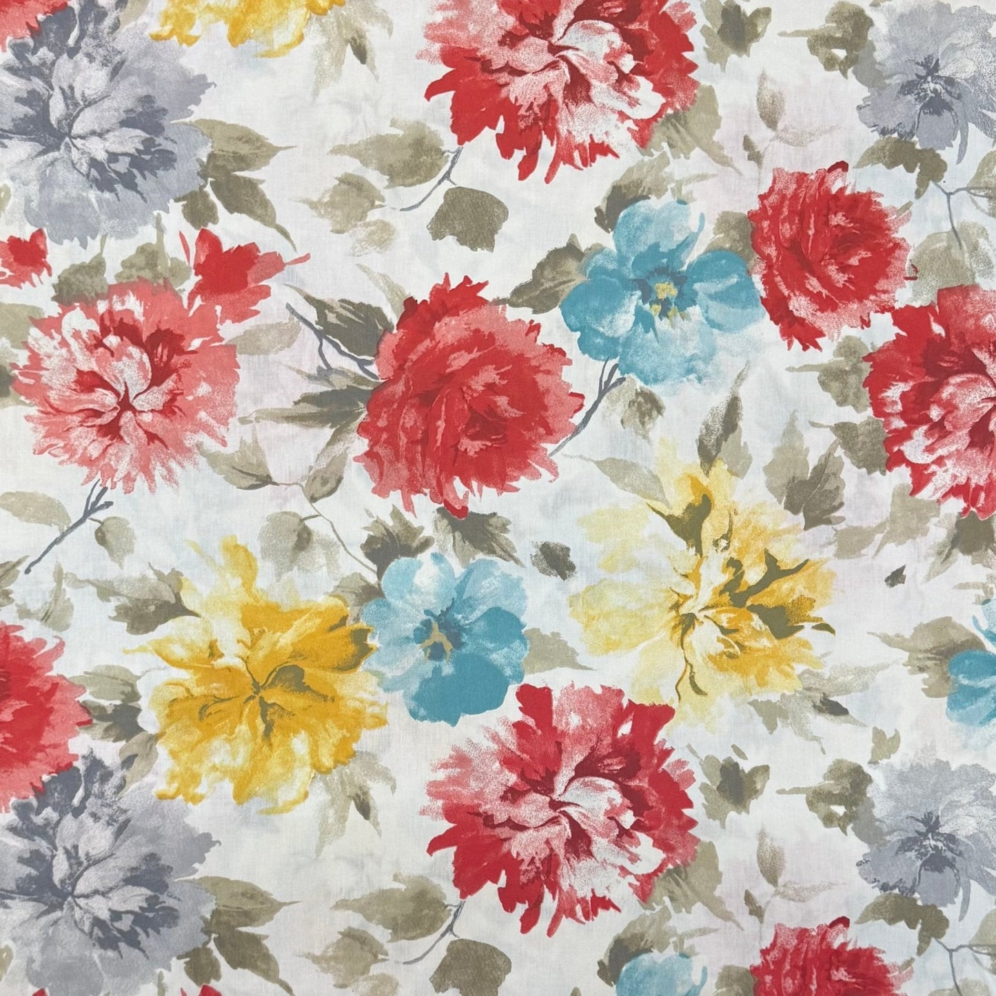 Sheeting 100% Cotton Percale 240cm Floralis Multi - Ragland Fabrics