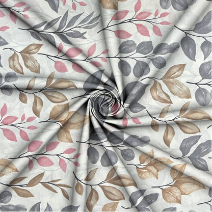 Sheeting 100% Cotton Percale 240cm Leaf Contempo - Ragland Fabrics