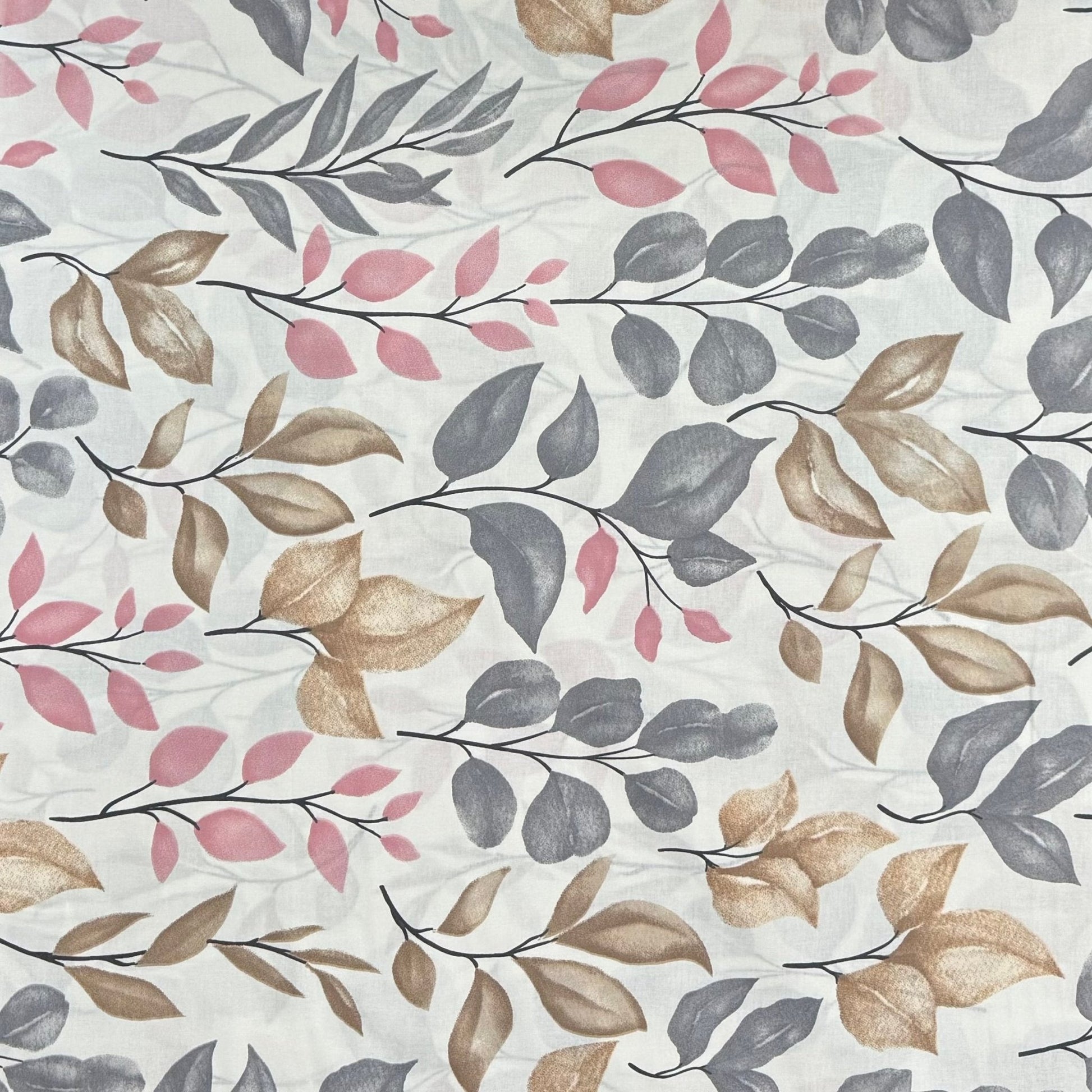 Sheeting 100% Cotton Percale 240cm Leaf Contempo - Ragland Fabrics