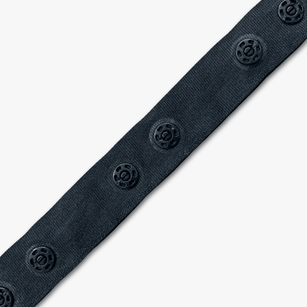 Snap Fastener Tape - 20mm | Black - Ragland Fabrics