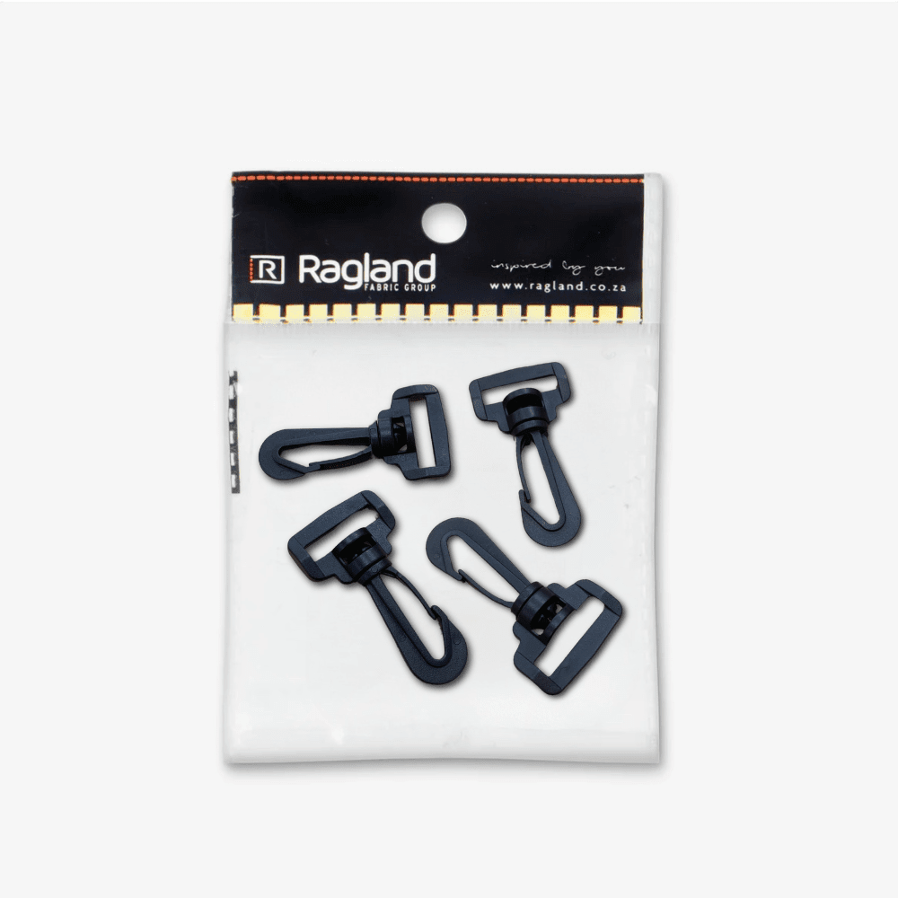 Snap Hooks Plastic 20mm - Ragland Fabrics