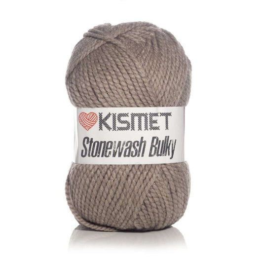 Wool Stone Wash Bulky Taupe