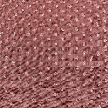 Stretch Mesh Glitter Ash Rose - Ragland Fabrics