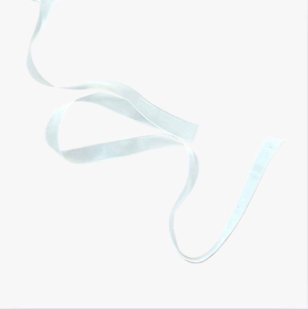 Taffeta Ribbon 14mm White - Ragland Fabrics