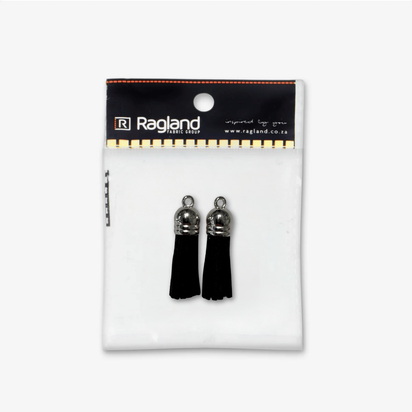 Tassel Suede Black - Ragland Fabrics