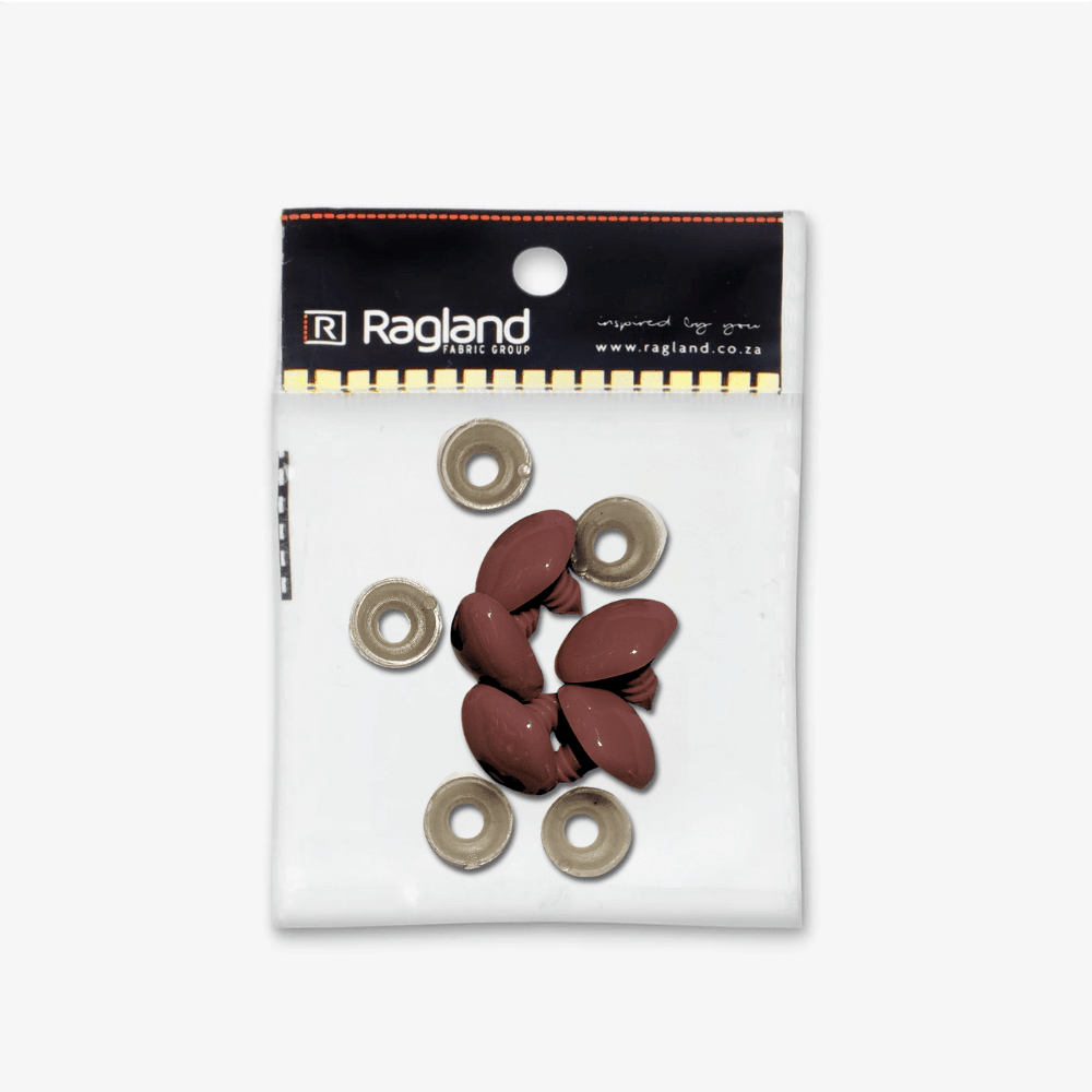 Teddy Nose Brown (5pc) - Sizes Available - Ragland Fabrics