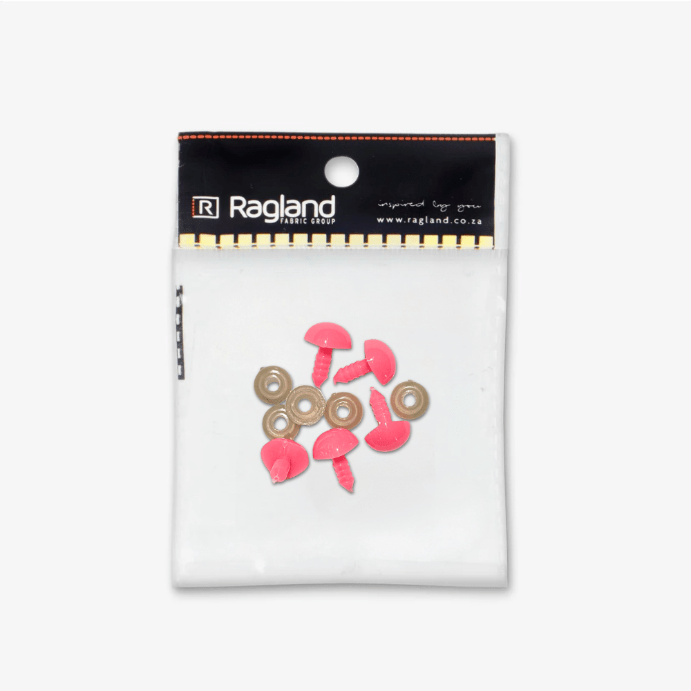 Teddy Nose Pink (5pc) - Sizes Available - Ragland Fabrics