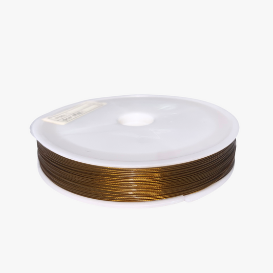 Tiger's Tail Beading Wire - Gold 0.45mm