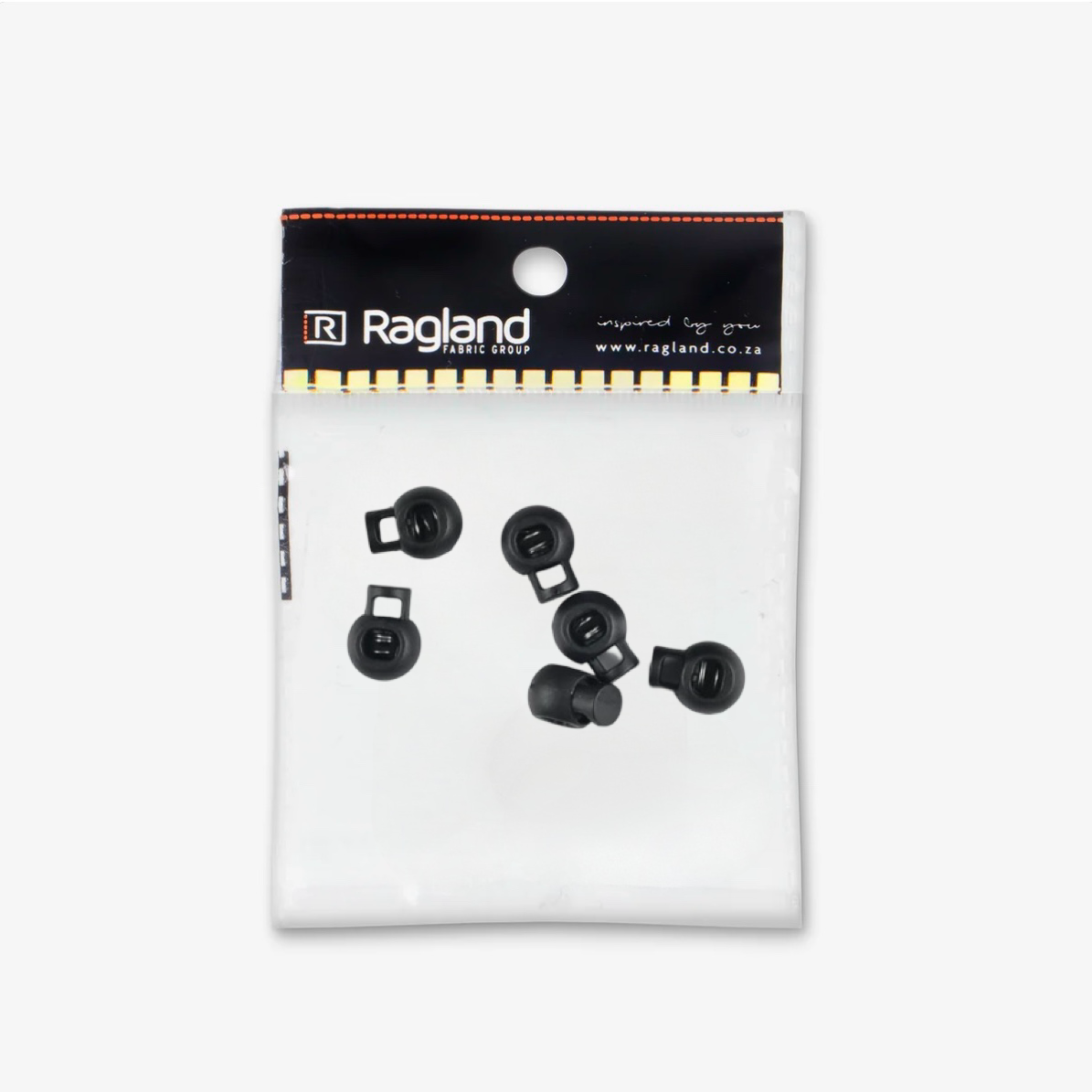 Toggles Round Single Hole Black (6)