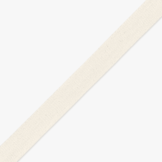 Twill Tape Cotton Natural 25mm - Ragland Fabrics