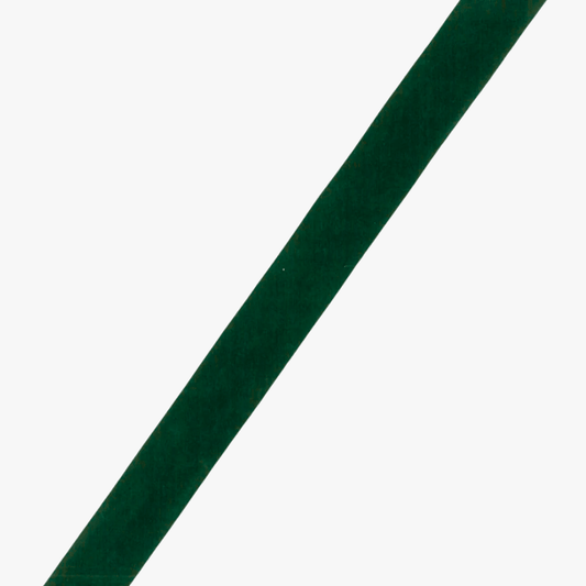 Velvet Ribbon 25mm Bottle Green - Ragland Fabrics