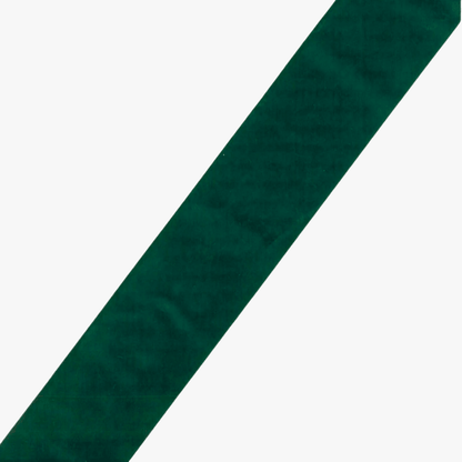 Velvet Ribbon 50mm Bottle Green - Ragland Fabrics