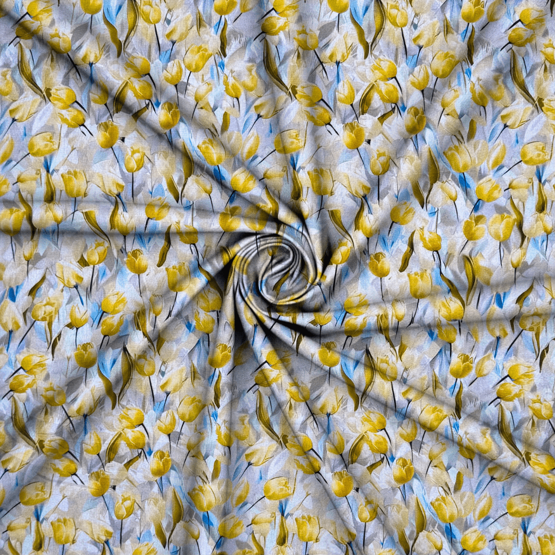 Viscose Printed Challis Des.2 1 - Ragland Fabrics