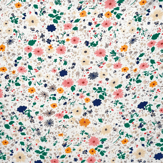 Viscose Printed Challis Des.20 1 - Ragland Fabrics