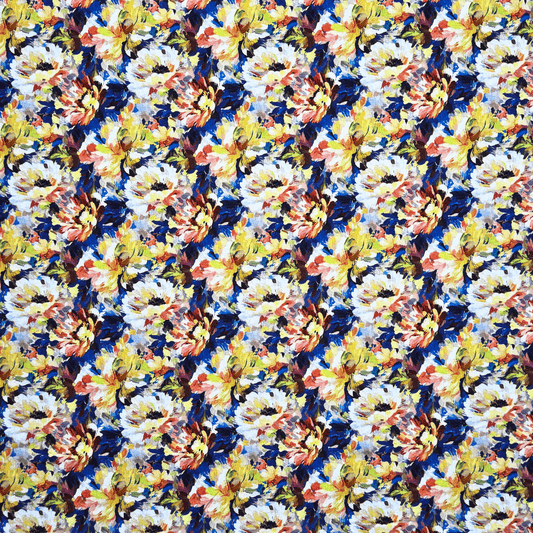 Viscose Printed Challis Des.4 1 - Ragland Fabrics