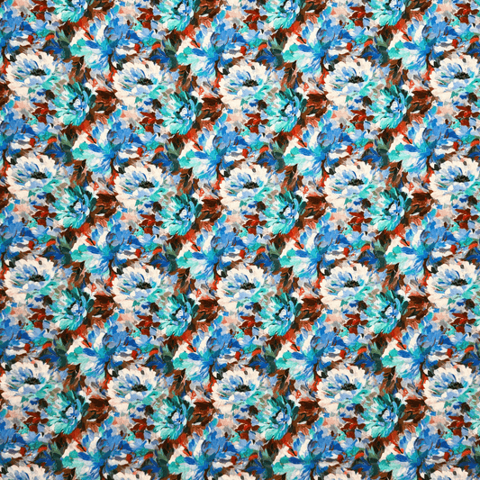 Viscose Printed Challis Des.4 2 - Ragland Fabrics