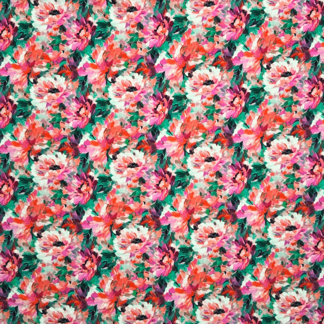 Viscose Printed Challis Des.4 3 - Ragland Fabrics