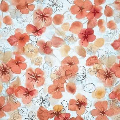 Viscose Printed Challis Des.6 2 - Ragland Fabrics