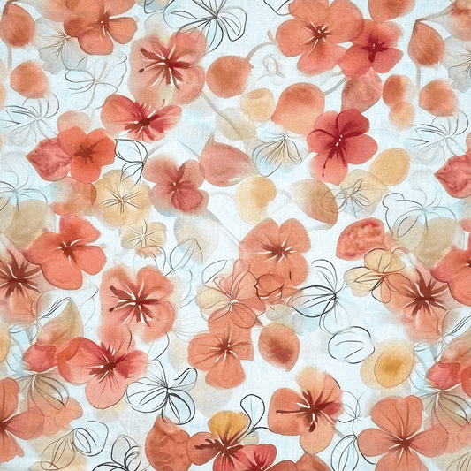 Viscose Printed Challis Des.6 2 - Ragland Fabrics