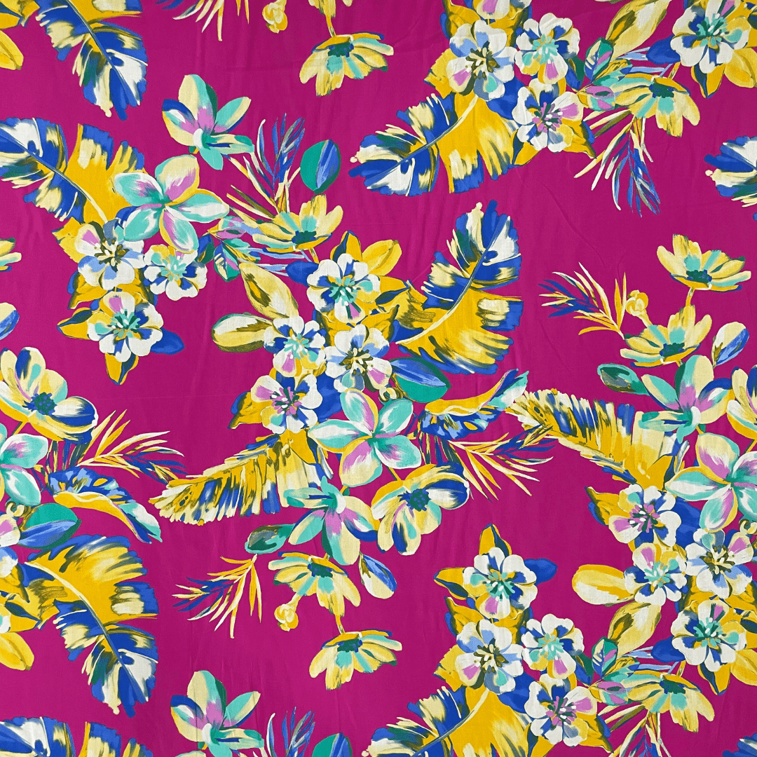 Viscose Printed Challis Summer 23 - Ragland Fabrics