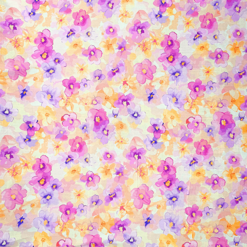 Viscose Printed Challis Summer 43 - Ragland Fabrics