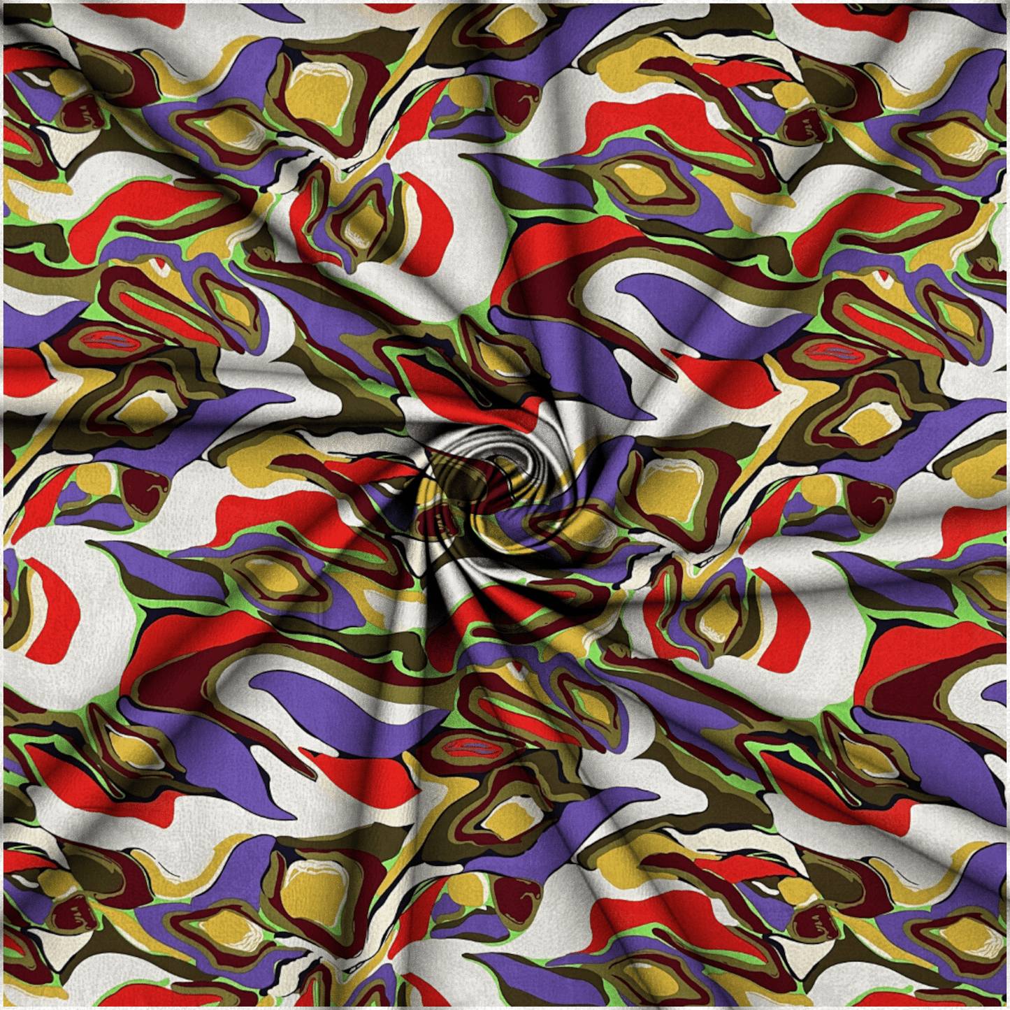 Viscose Printed Challis Summer 9 - Ragland Fabrics