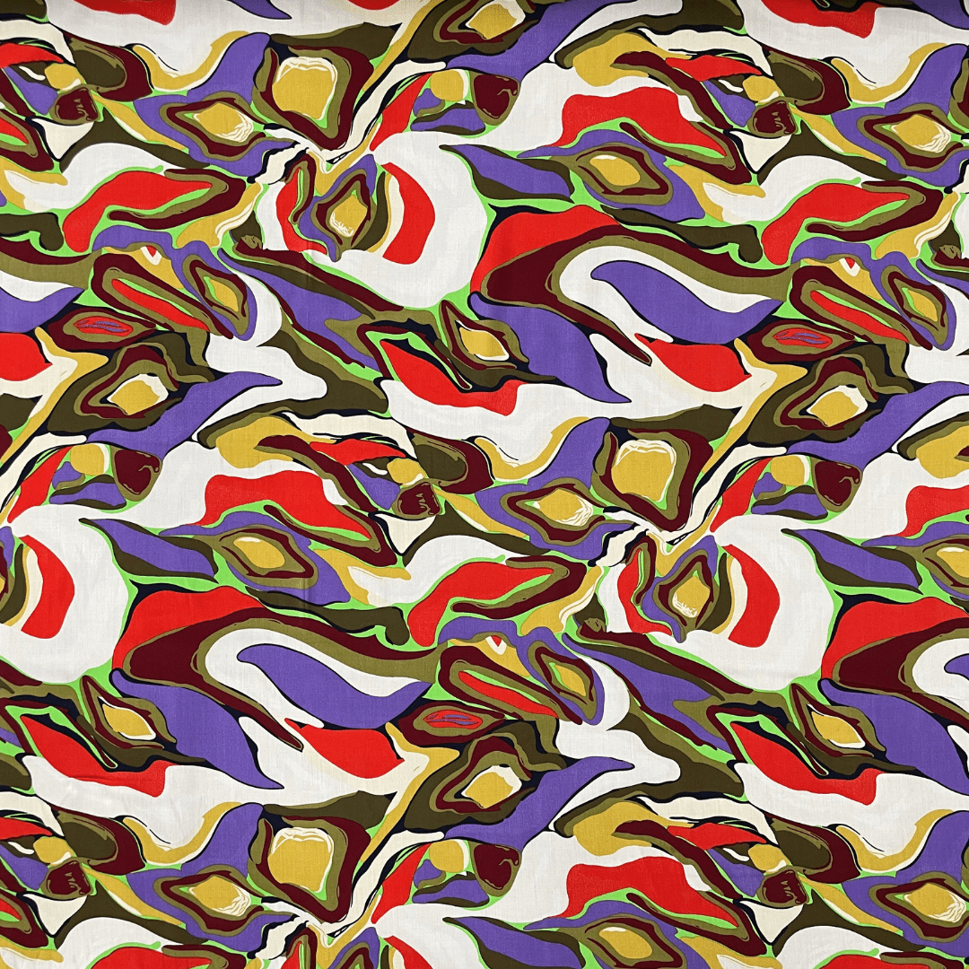 Viscose Printed Challis Summer 9 - Ragland Fabrics