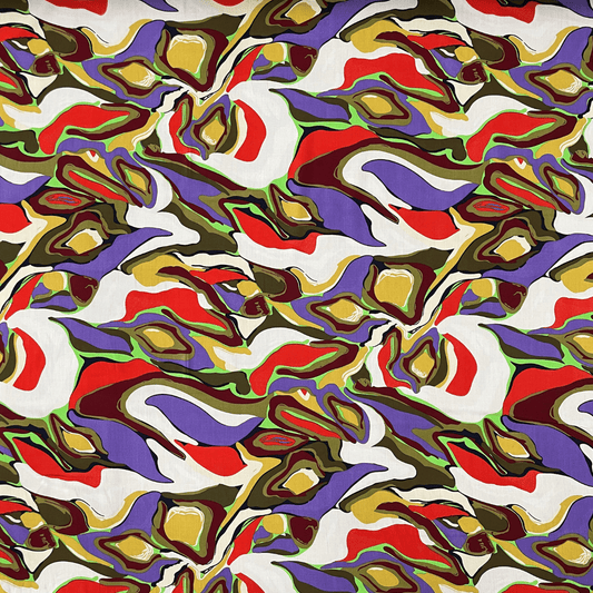 Viscose Printed Challis Summer 9 - Ragland Fabrics