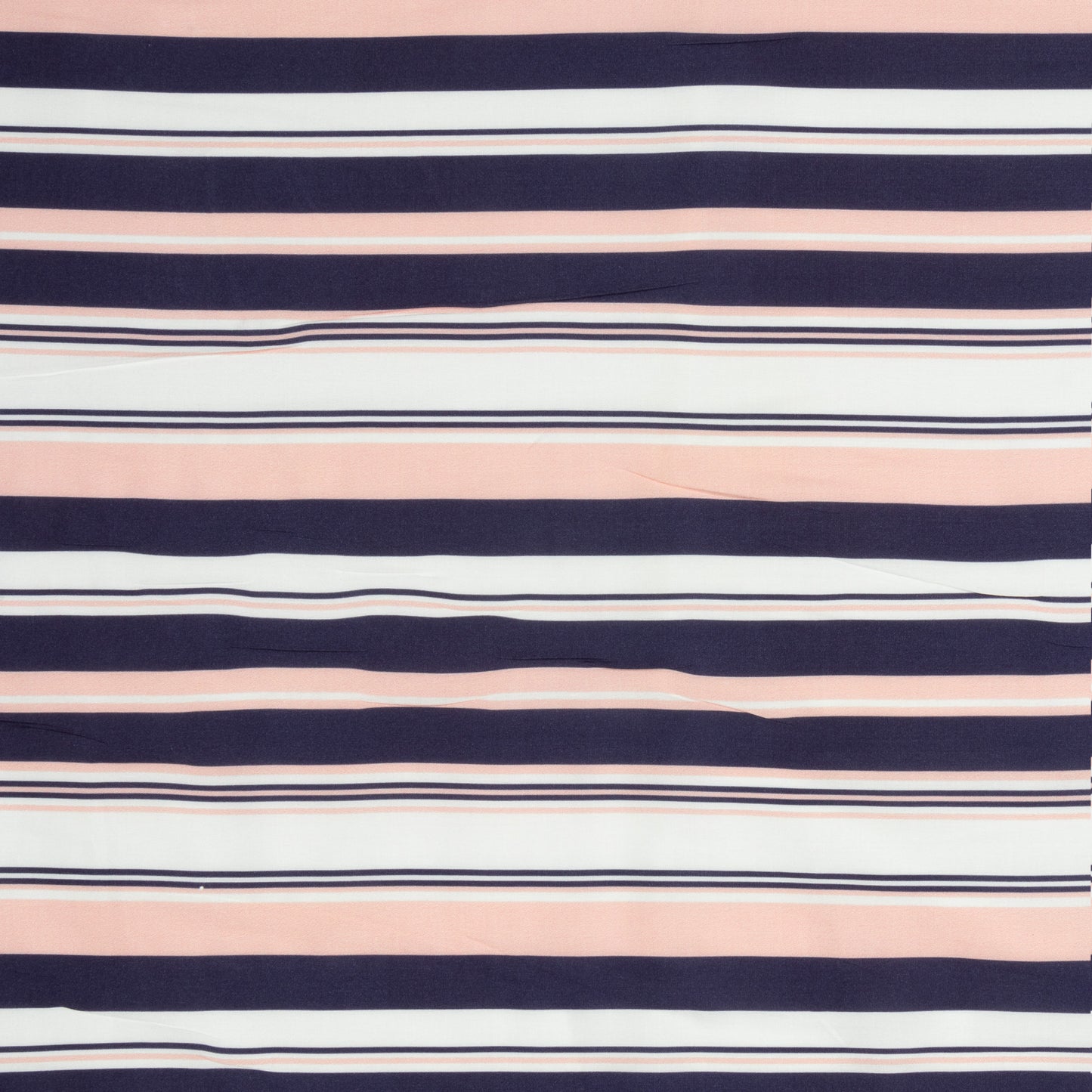 Viscose Challis Multi-Stripe