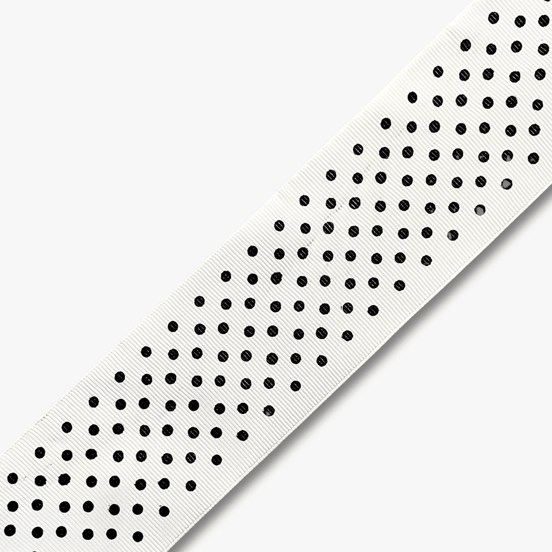 Wallet Tape 50mm | Dotty White - Ragland Fabrics
