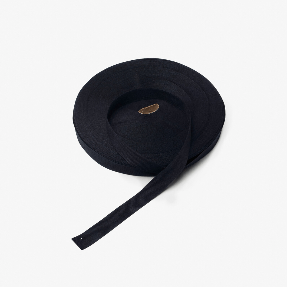 Wallet Tape 20mm Black (100m) - Ragland Fabrics