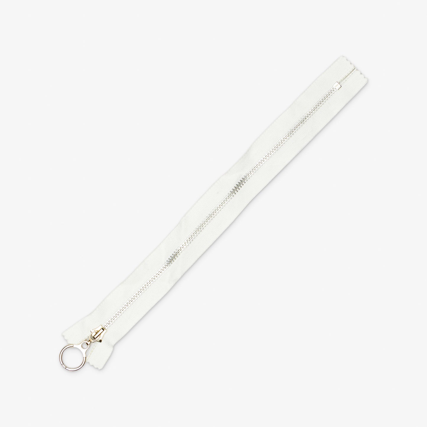 Metal Zips White Closed End (3 Sizes)