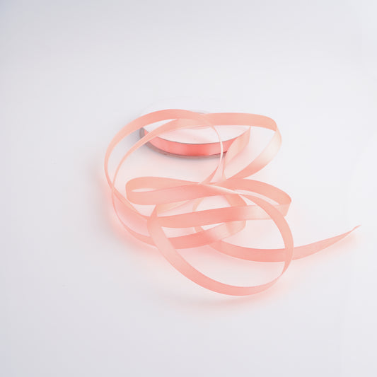 Satin Ribbon 10mm Apricot #08 (27met)