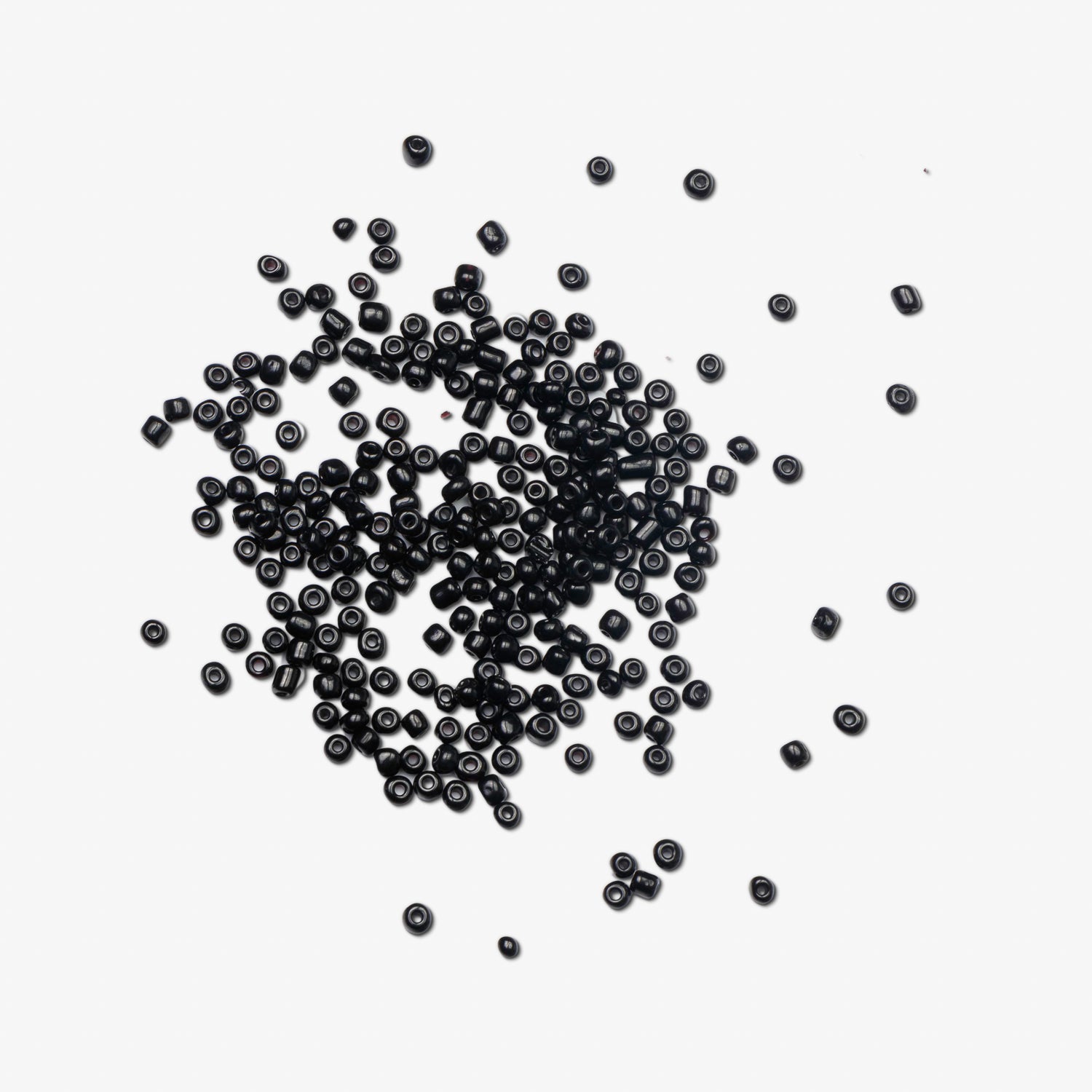 African Beads Size 8 20g Black - Ragland Fabrics