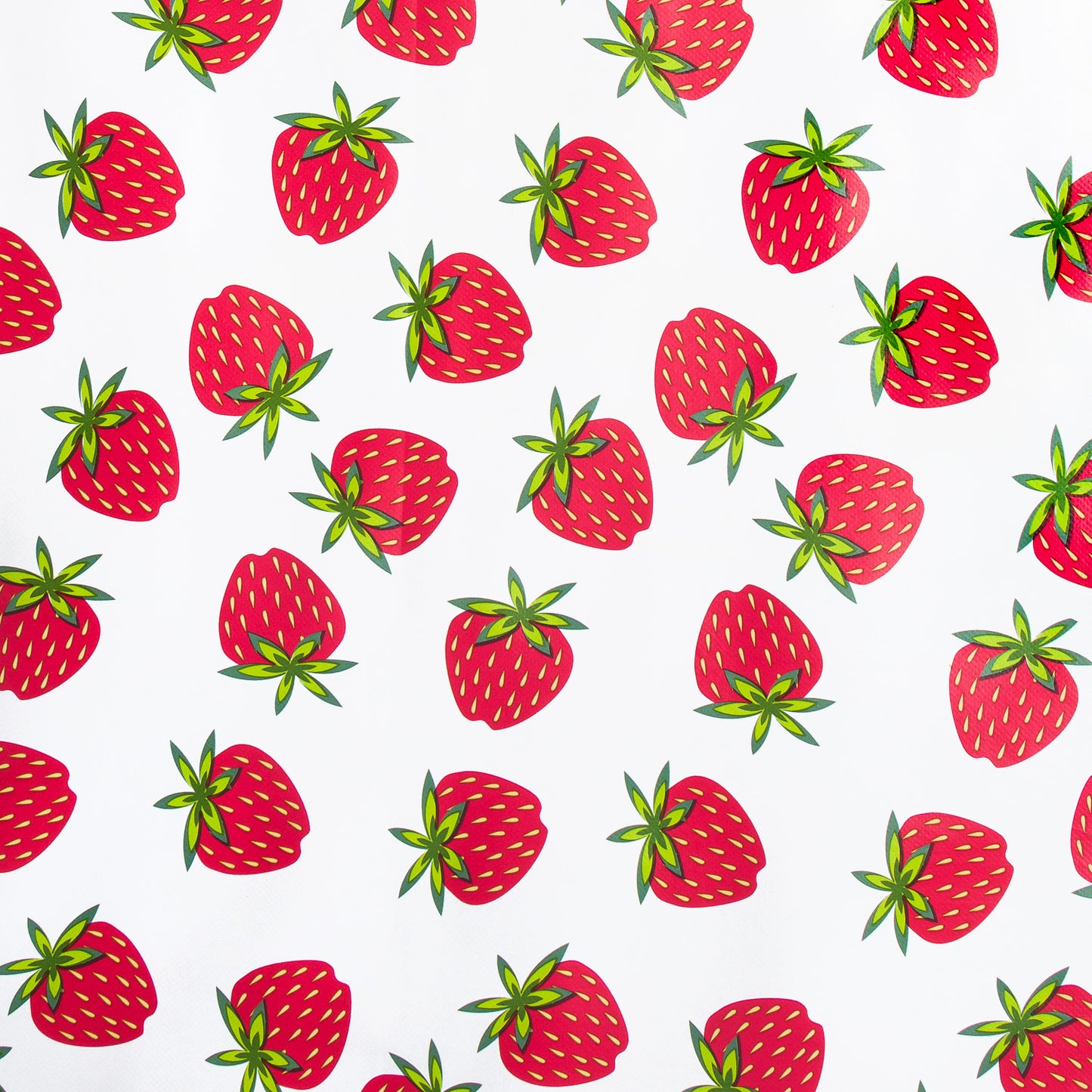PVC Printed Table Cloth Plastic Strawberries