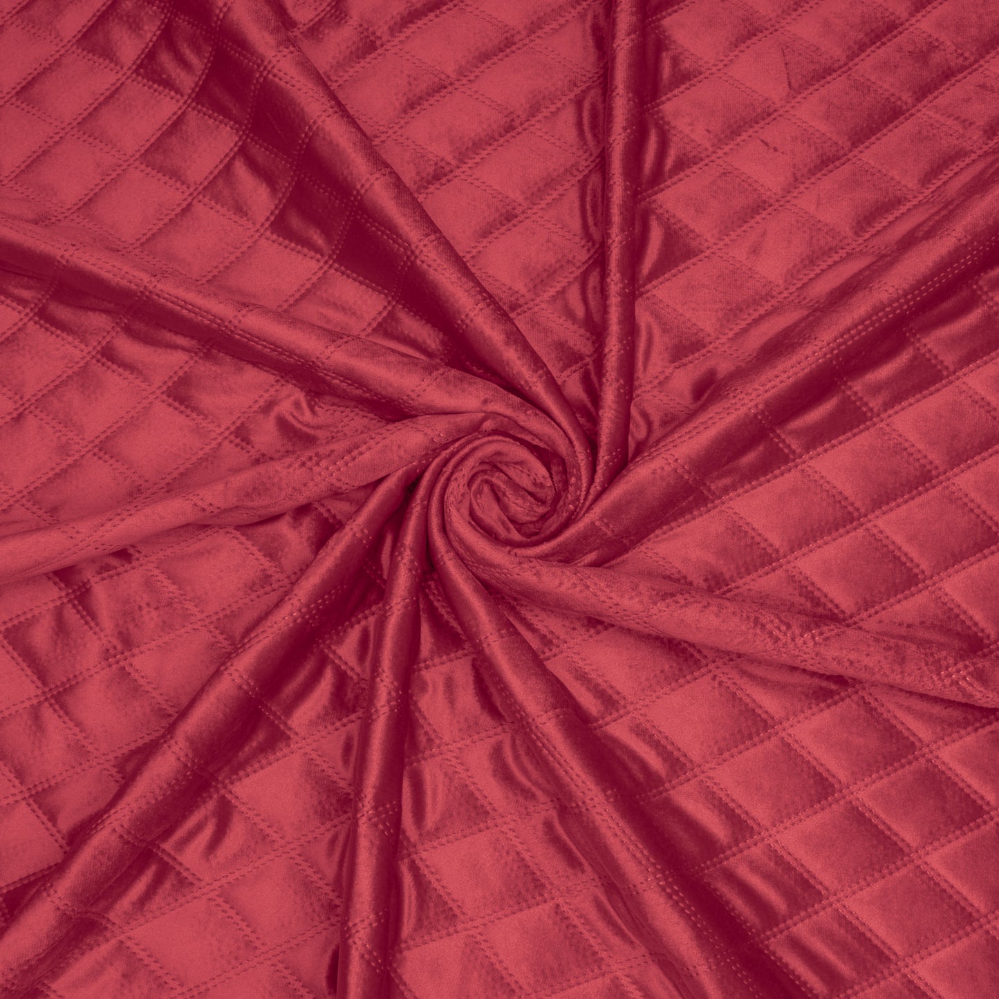 Quilted Velvet Candy Apple