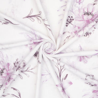 Sheeting Printed Cotton  Bouquet Pink 240cm