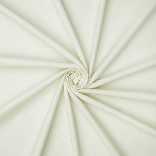 Poly Cotton Curtain Lining (White & Cream) 280cm